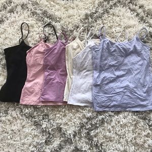 Lot of 6 camisoles
